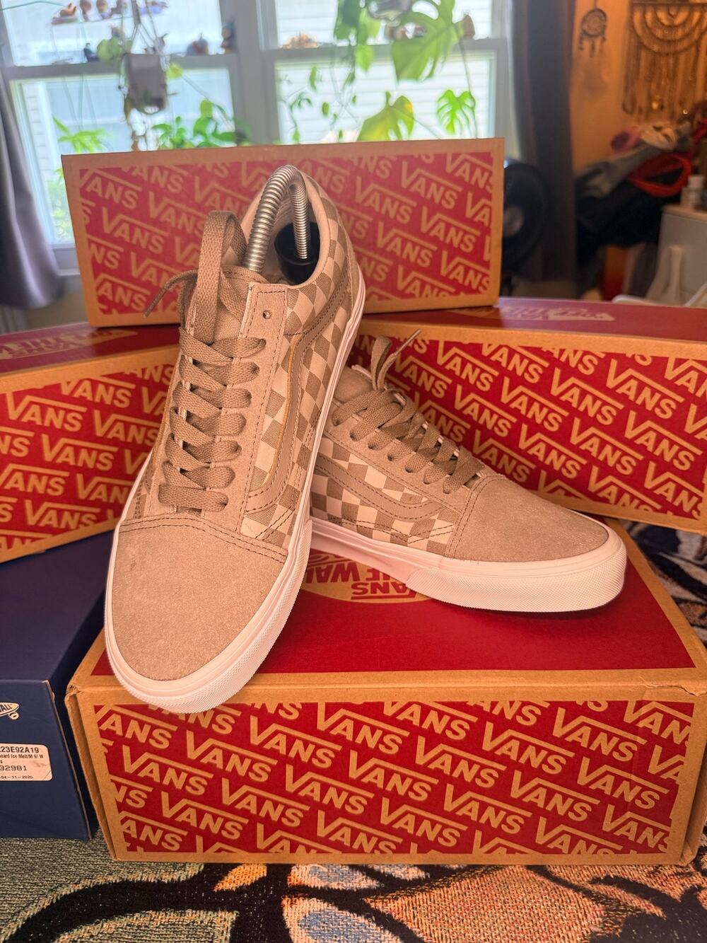 BRAND NEW Vans Old Skool Checkerboard Moonrock Men 8/Women 9.5